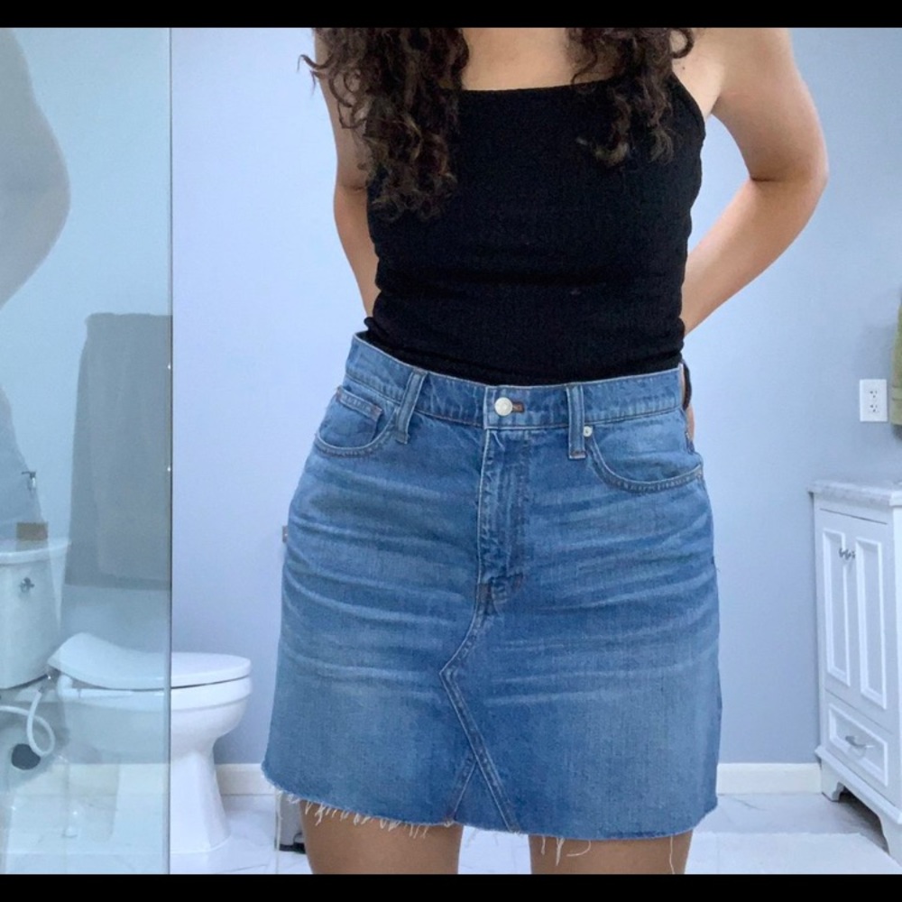 Madewell Denim Mini Skirt